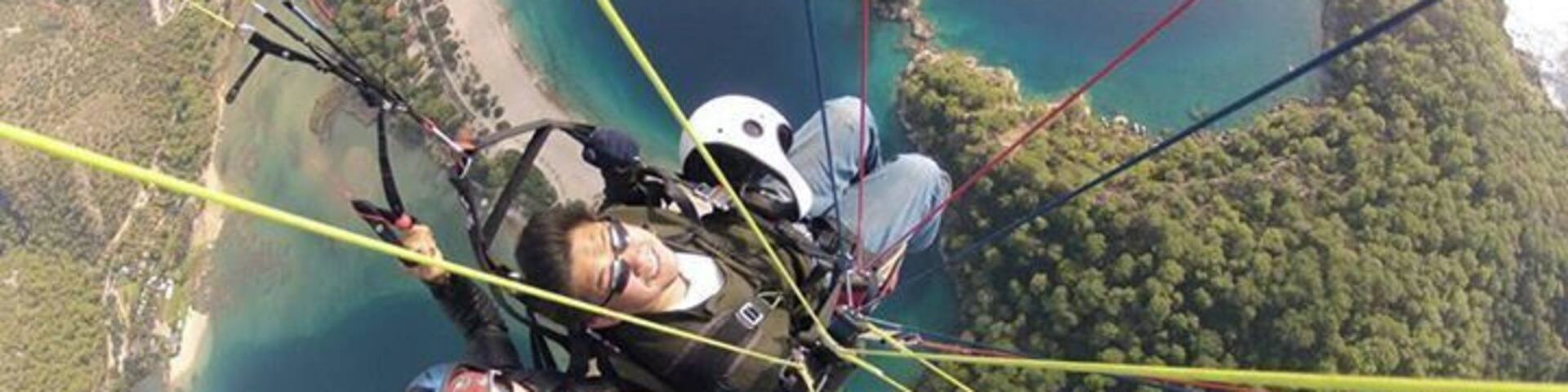 There was one of our dream fulfilled: "Paragliding".