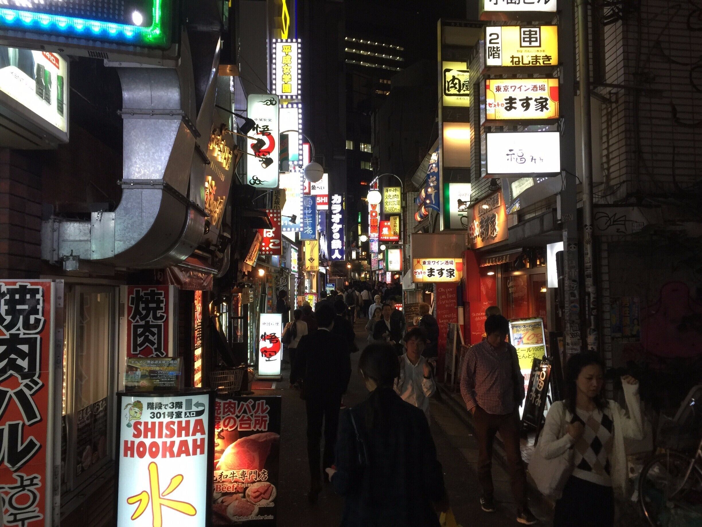 Just outside the west gate of Shinjuku station lies Omoide Yokocho (literally “Memory Lane”), or as it is known among the Tokyo locals, “Piss Alley”. You can get an excellent,  reasonably priced meal. It caters to locals and doesn't necessarily welcome tourists. Try it!