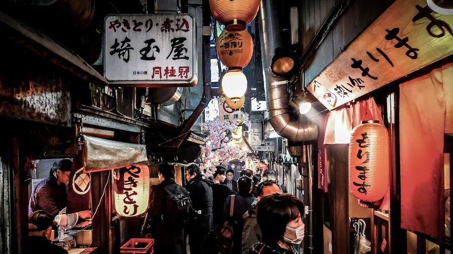 #Shinjuku #Tokyo #Japan #alley
The famous piss alley or Omoide Yokocho in Shinjuku, Tokyo. By day it's just another narrow alleyway common in Tokyo, but at night the street turns into a mini nightlife area for the salarymen of Tokyo. With numerous tiny #bar lining up, the nickname comes from the fact in the past so many drunk salarymen doing their "bussiness" there because there's no toilet anywhere in this alleyway. Today, regulation has been set in the area so it is a lot cleaner than before.
The alleyway is very narrow and can only fit at maximum 2 people at a time so be mindful of your surrounding when visiting especially when there's many drunk people walking by from the bars. The bars are also very tiny and can only fit less than 10 people at a time. If you are not claustrophobic give them a try, it's a special experience on its own :)