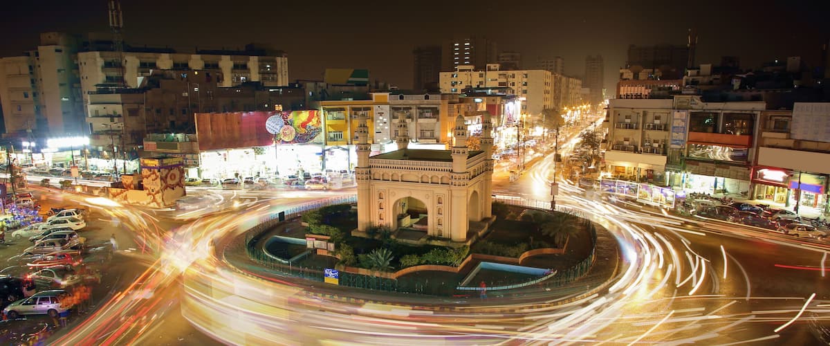 Beautiful View Of Bahadurabad Chorangi, Karachi, Pakistan