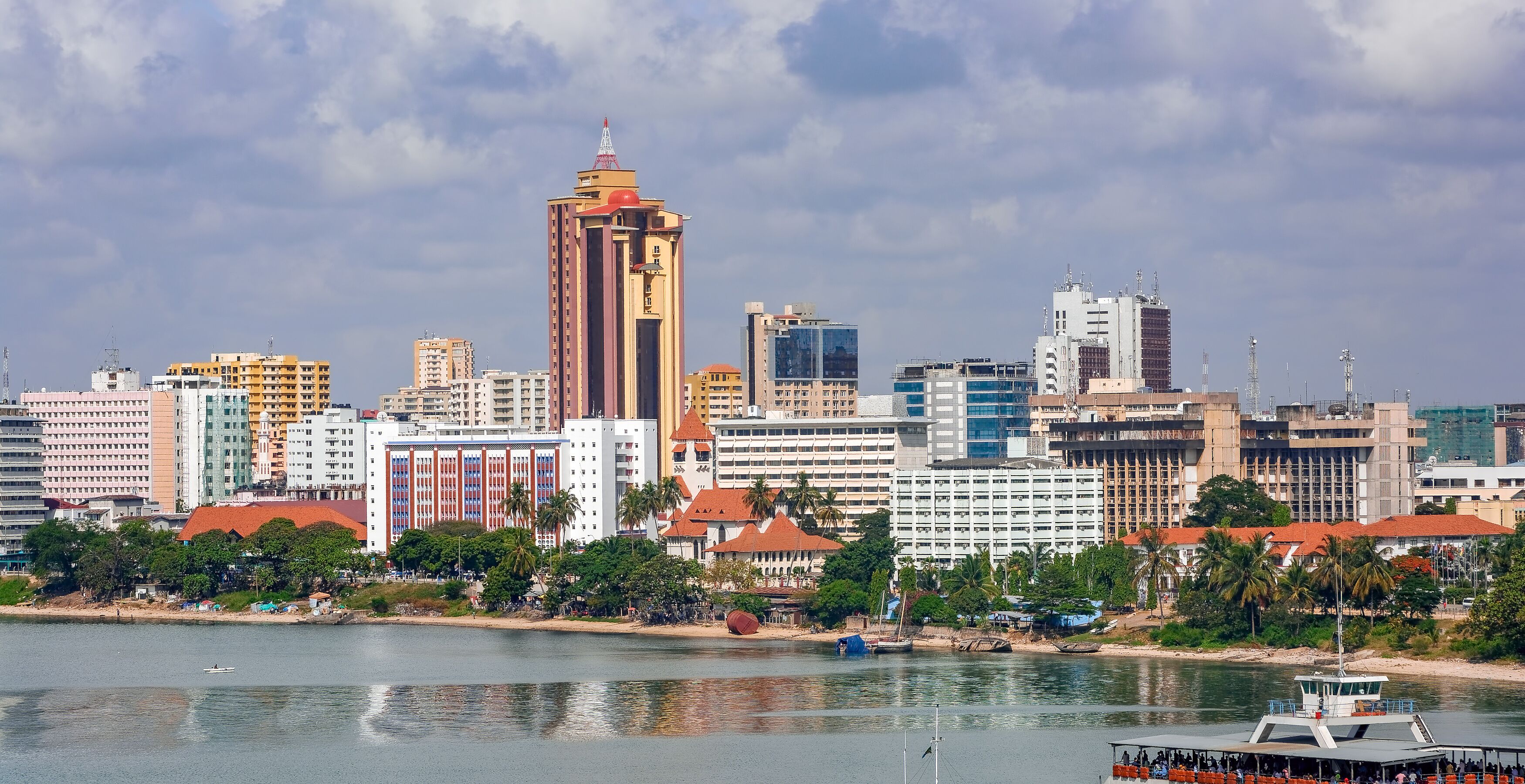 Panorama of Dar Es Salaam City Centre