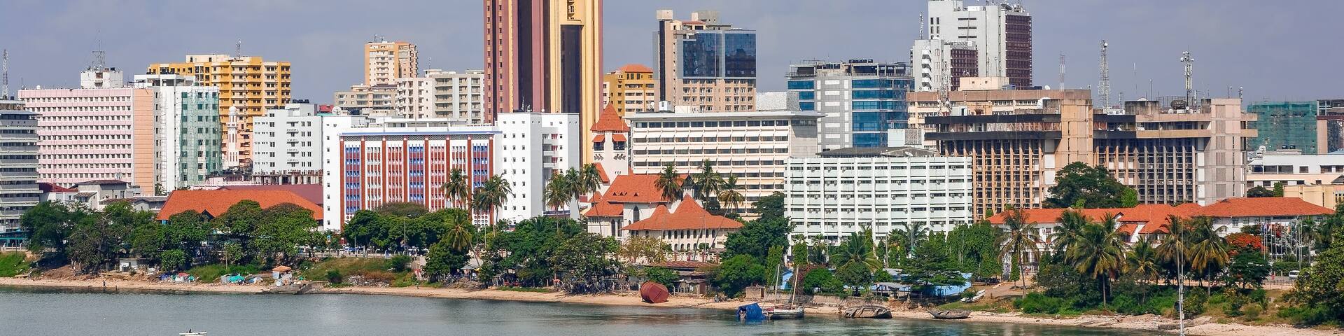Panorama of Dar Es Salaam City Centre