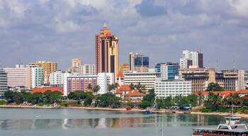 Panorama of Dar Es Salaam City Centre