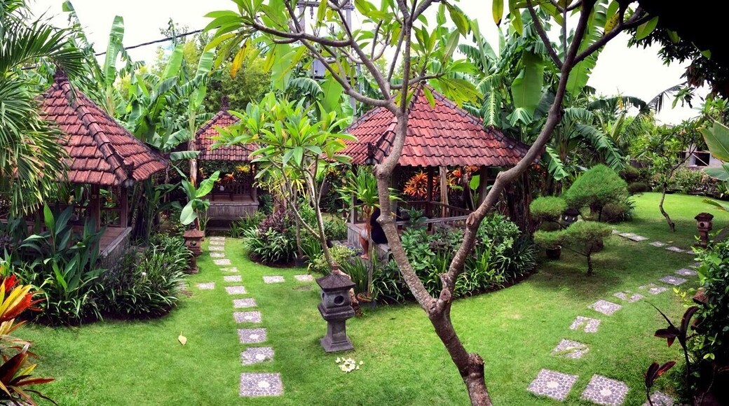 Truly local Balinese food with local price. It is so cheap compared to all the restaurants around its area. The place is lovely and the location is perfect. In the center of Seminyak area.
By the way, it should be "Ibu Mangku".