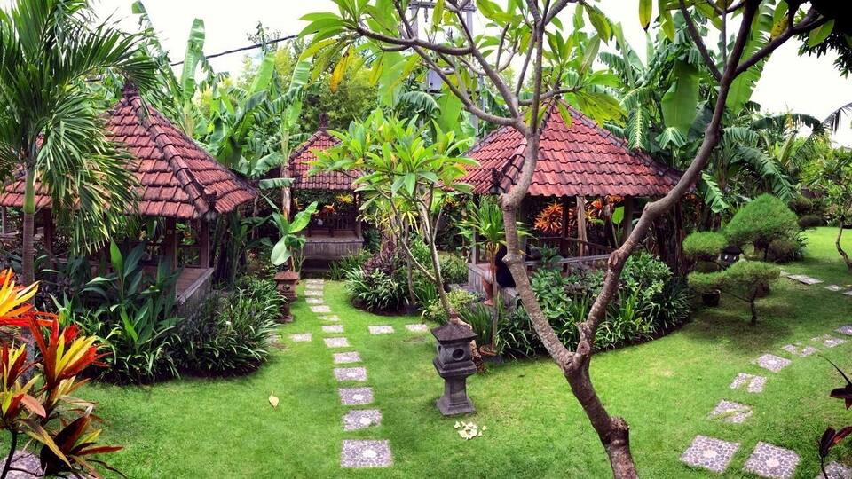 Truly local Balinese food with local price. It is so cheap compared to all the restaurants around its area. The place is lovely and the location is perfect. In the center of Seminyak area.
By the way, it should be "Ibu Mangku".