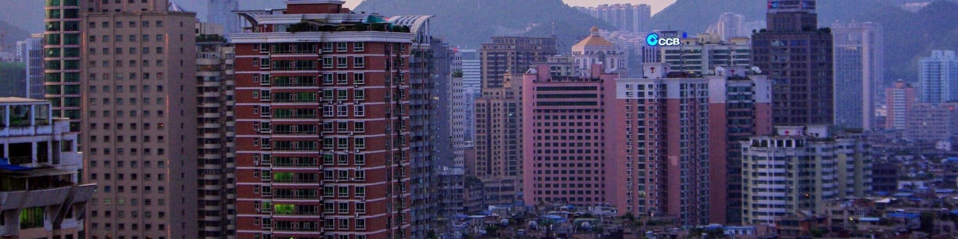 I love the contrast of the skyscrapers in Guiyang with the quintessential conical mountain in the background. Try and stay in a skyscraper to get one of these views and then watch the kite lights dot the sky like stars as it gets progressively darker. #UrbanJungle #Guiyang #China