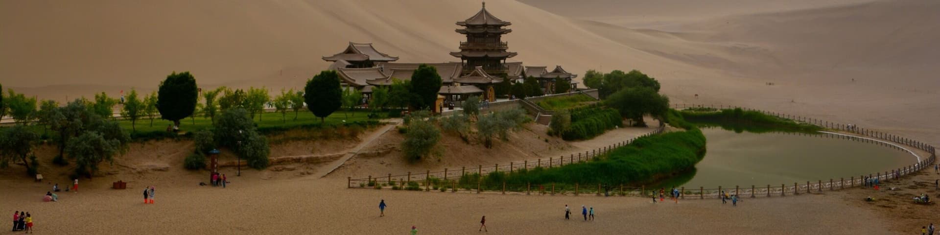 Crescent Moon Spring, Dunhuang, China