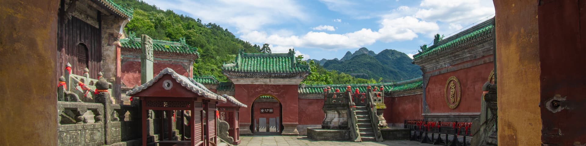 The charming summer scenery of Wudang Mountain, Hubei, China