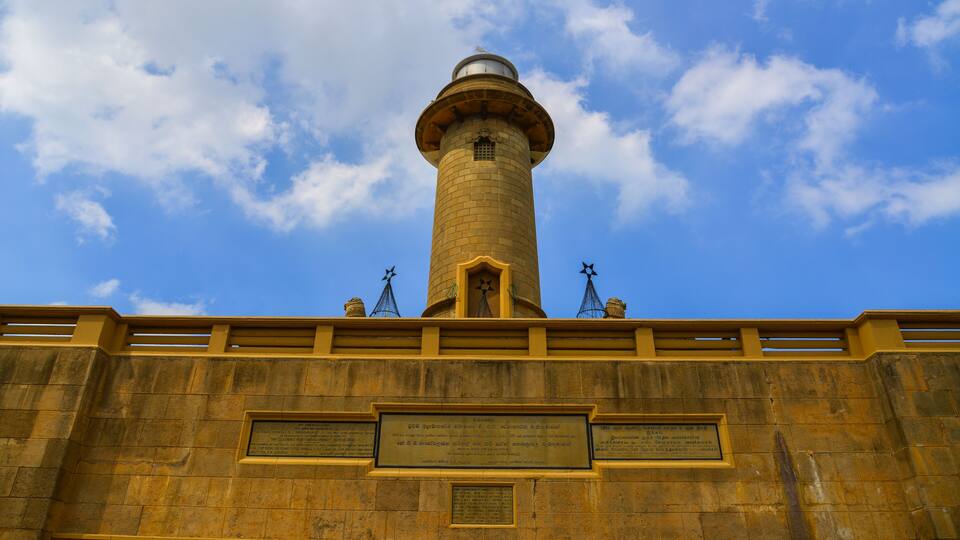 Old Galle Buck Lighthouse in Colombo, Sri Lanka