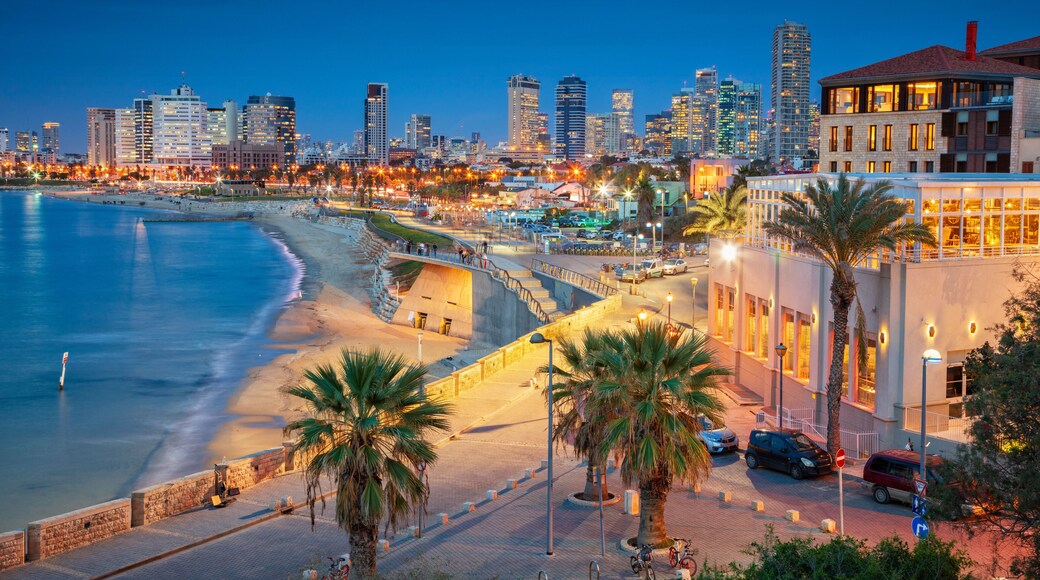 Tel Aviv Skyline. Cityscape image of Tel Aviv, Israel during sunset.