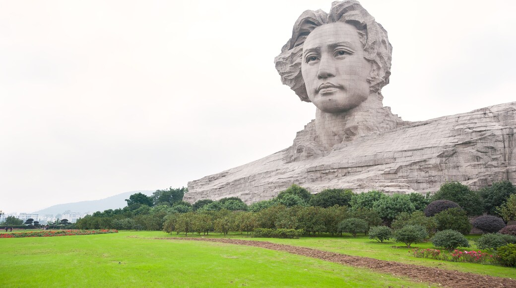 Chairman Mao sculpture in Changsha, Hunan Province, China