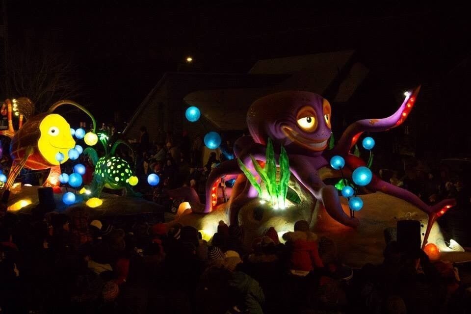 Parade at Quebec Winter Carnival