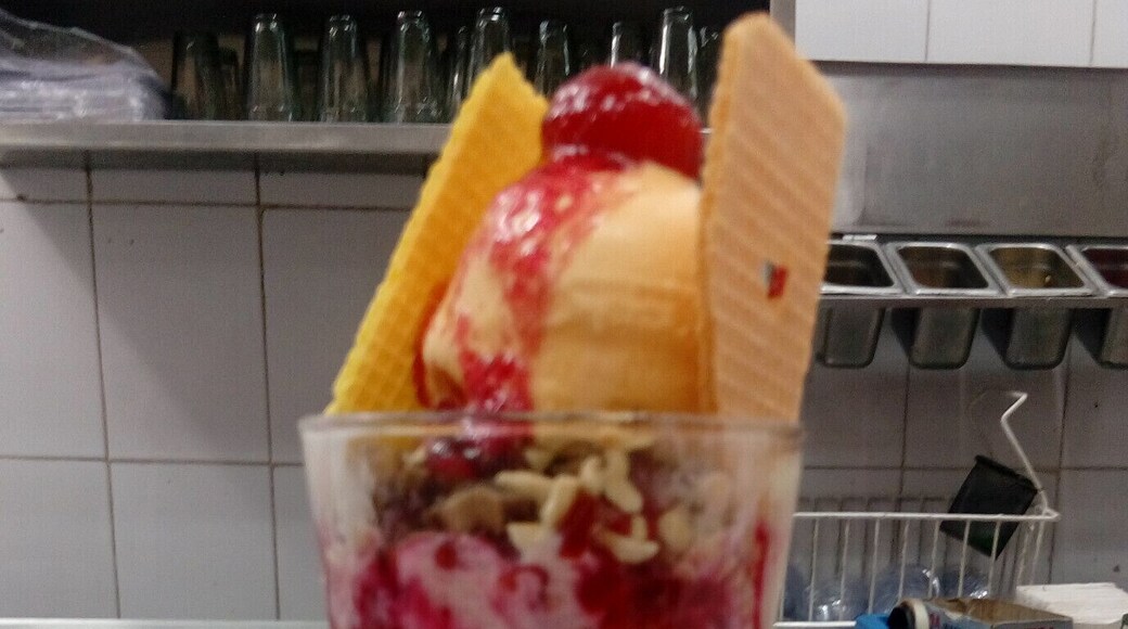 A juice center that serves amazing Falooda. Do try their Liver rolls too #sweetspot