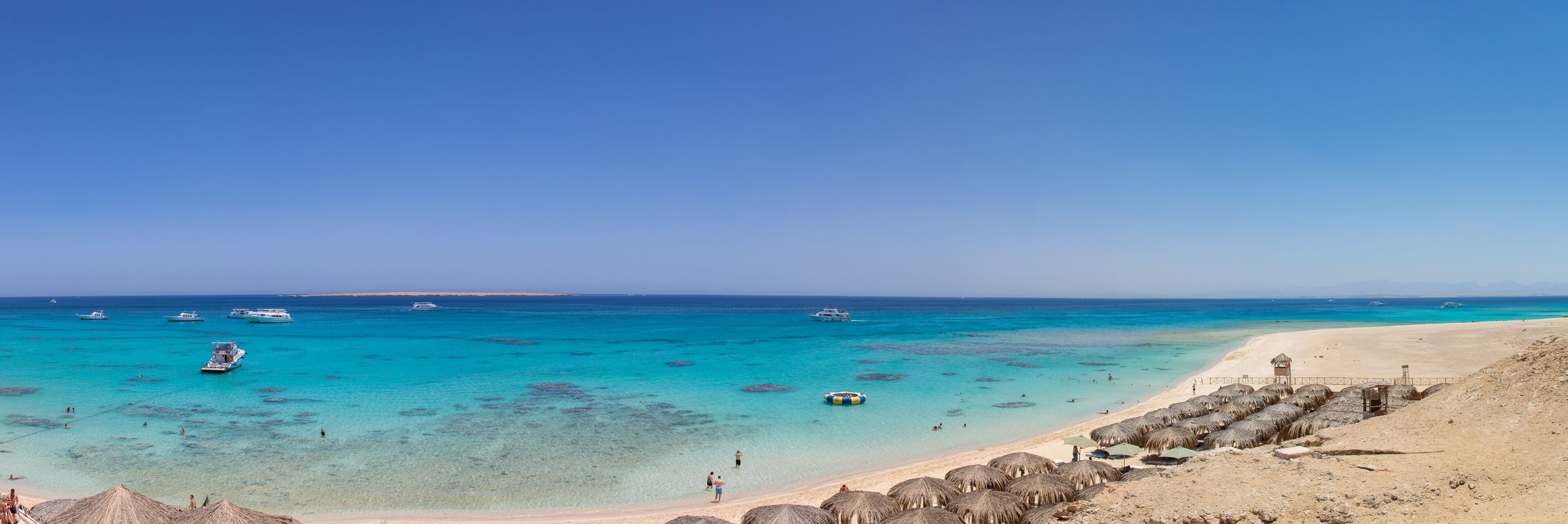the beach of giftun island
