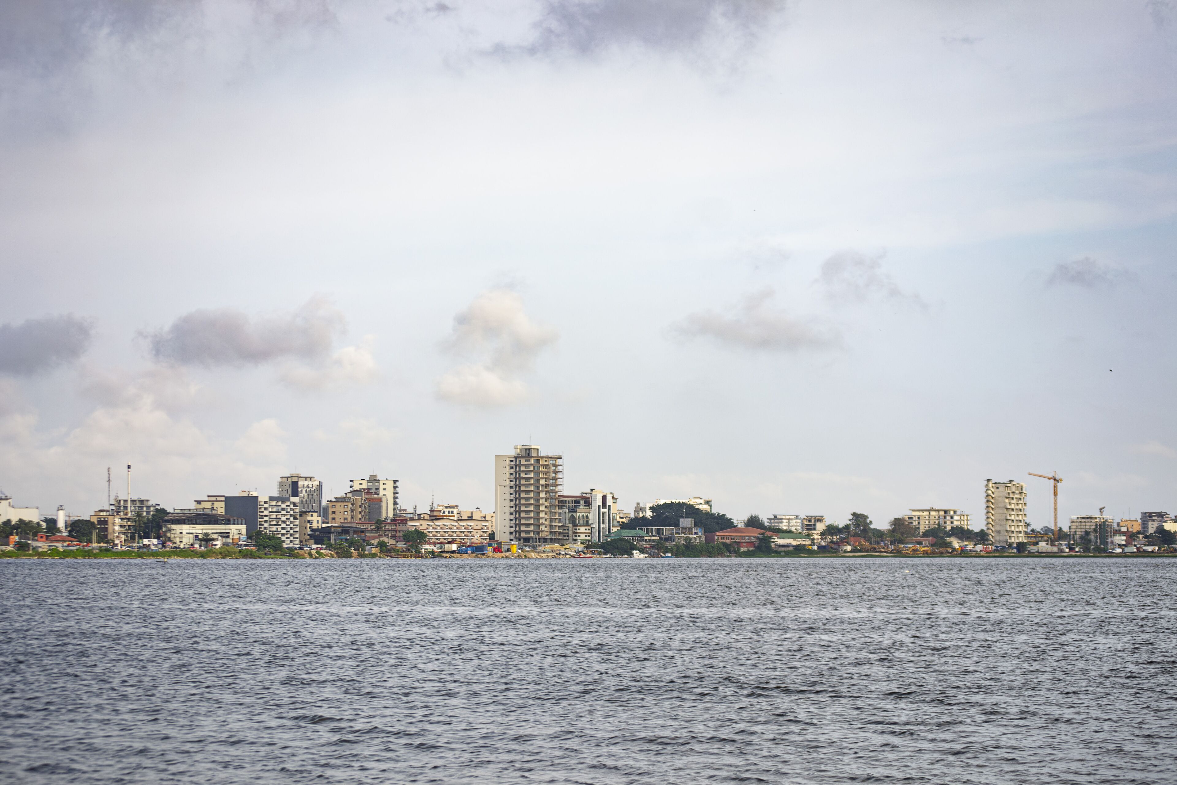 city skyline, marcory, abidjan, ivory coast