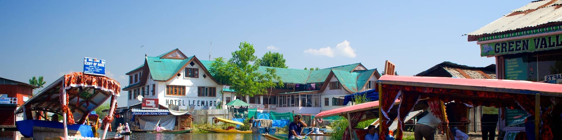 Srinagar featuring a river or creek