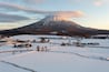 Mt. Yotei, winter scene