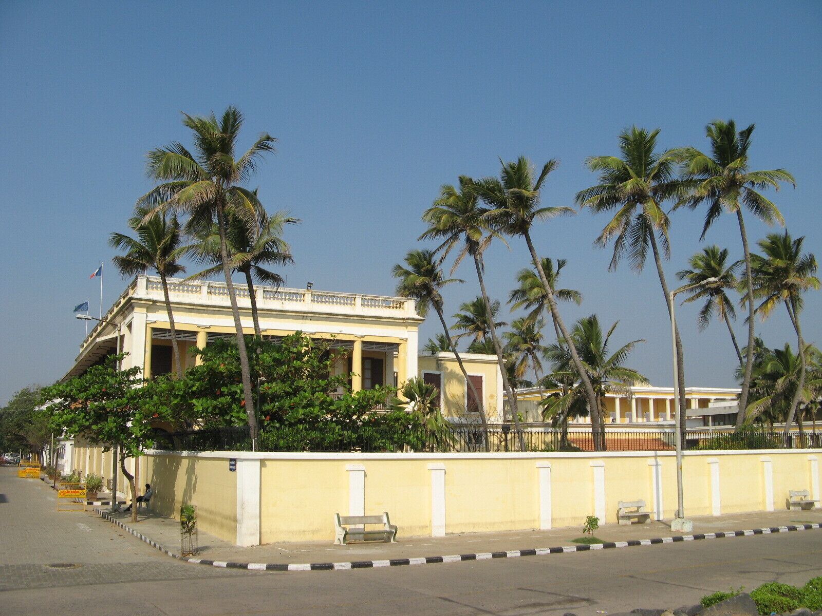 The officila French touch in Pondicherry. Walk tour