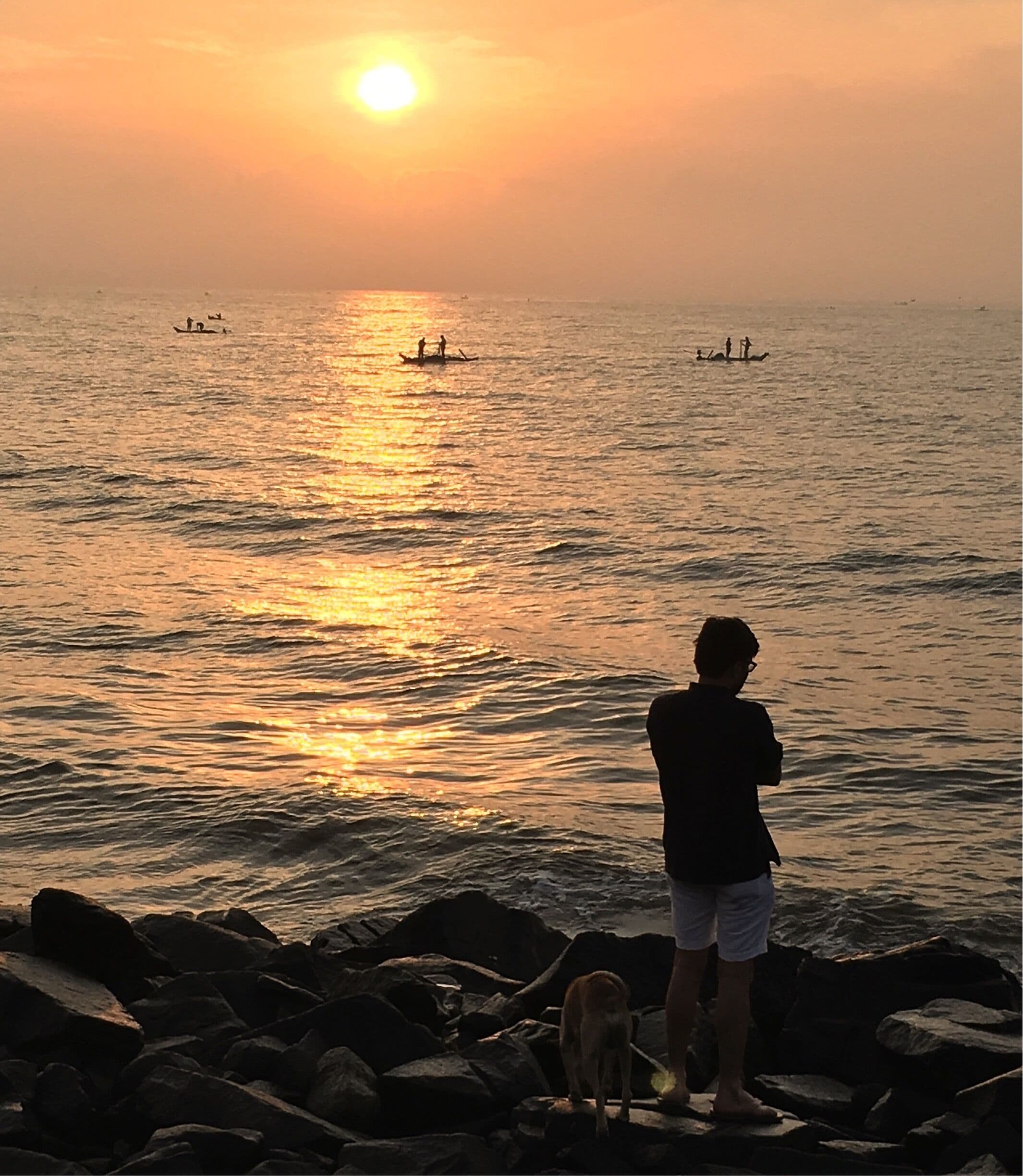 #sunrise #peace #colorful #rockbeach