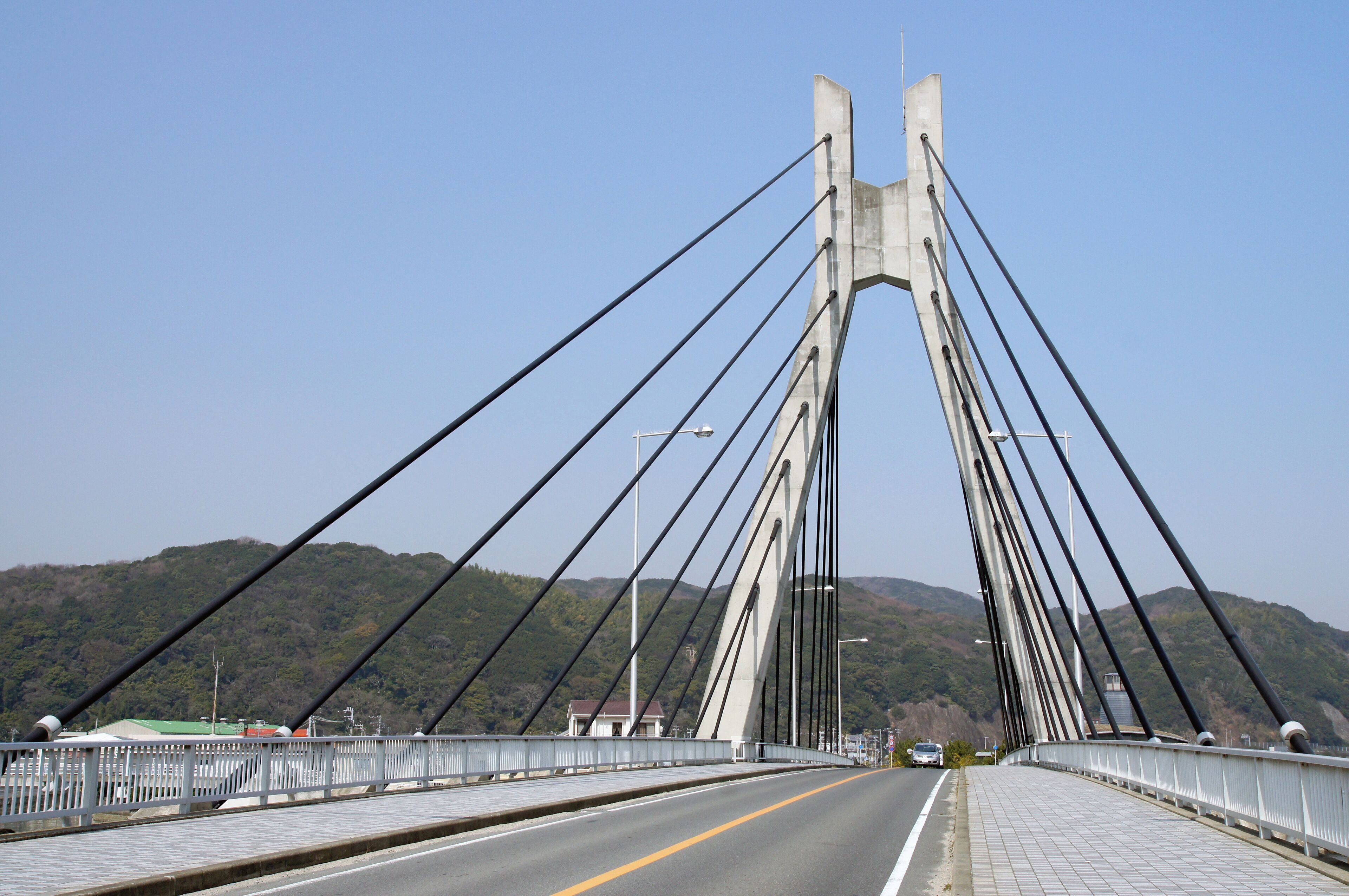 Suhama Bridge in Sumoto, Hyogo prefecture, Japan.