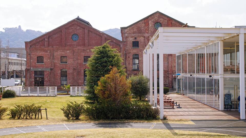 Sumoto Civic Square in Sumoto, Hyogo prefecture, Japan.