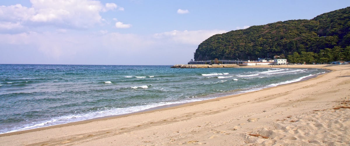 Ohama_Coast in Sumoto, Hyogo prefecture, Japan.