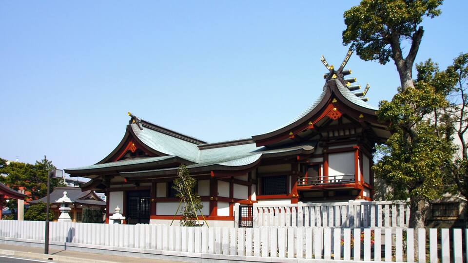 Itsukushima-jinja in Sumoto, Hyogo prefecture, Japan.