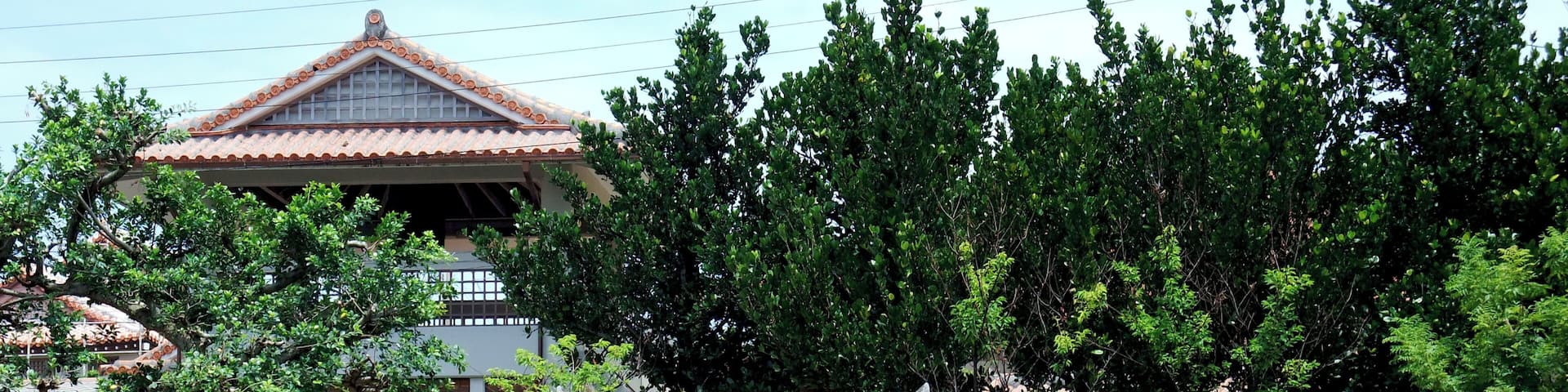 ShiseibyĆ on Tensonbyo-chi in Naha, Okinawa prefecture, Japan.