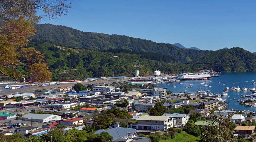 Queen Charlotte Sound, Picton & Waikawa Panorama, New Zealand