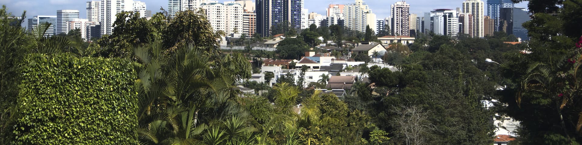 Alphaville Barueri city skyline on sunny day