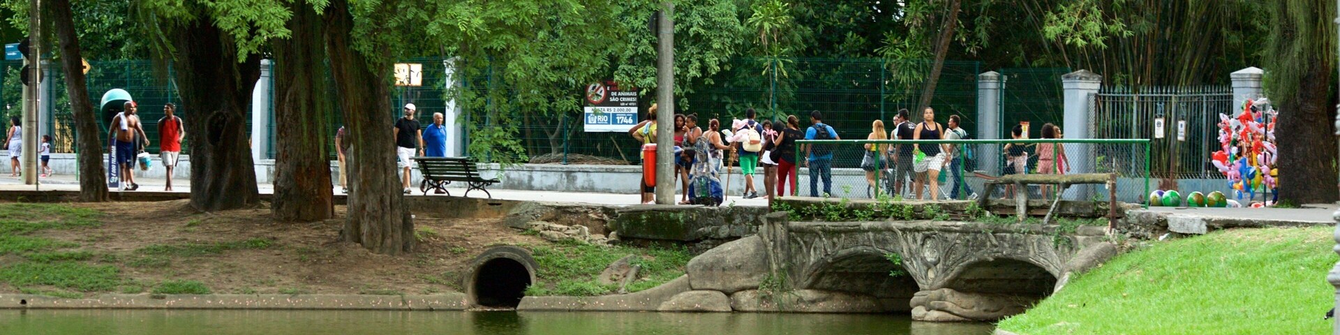 St Maarten and St Martin showing a river or creek and a park