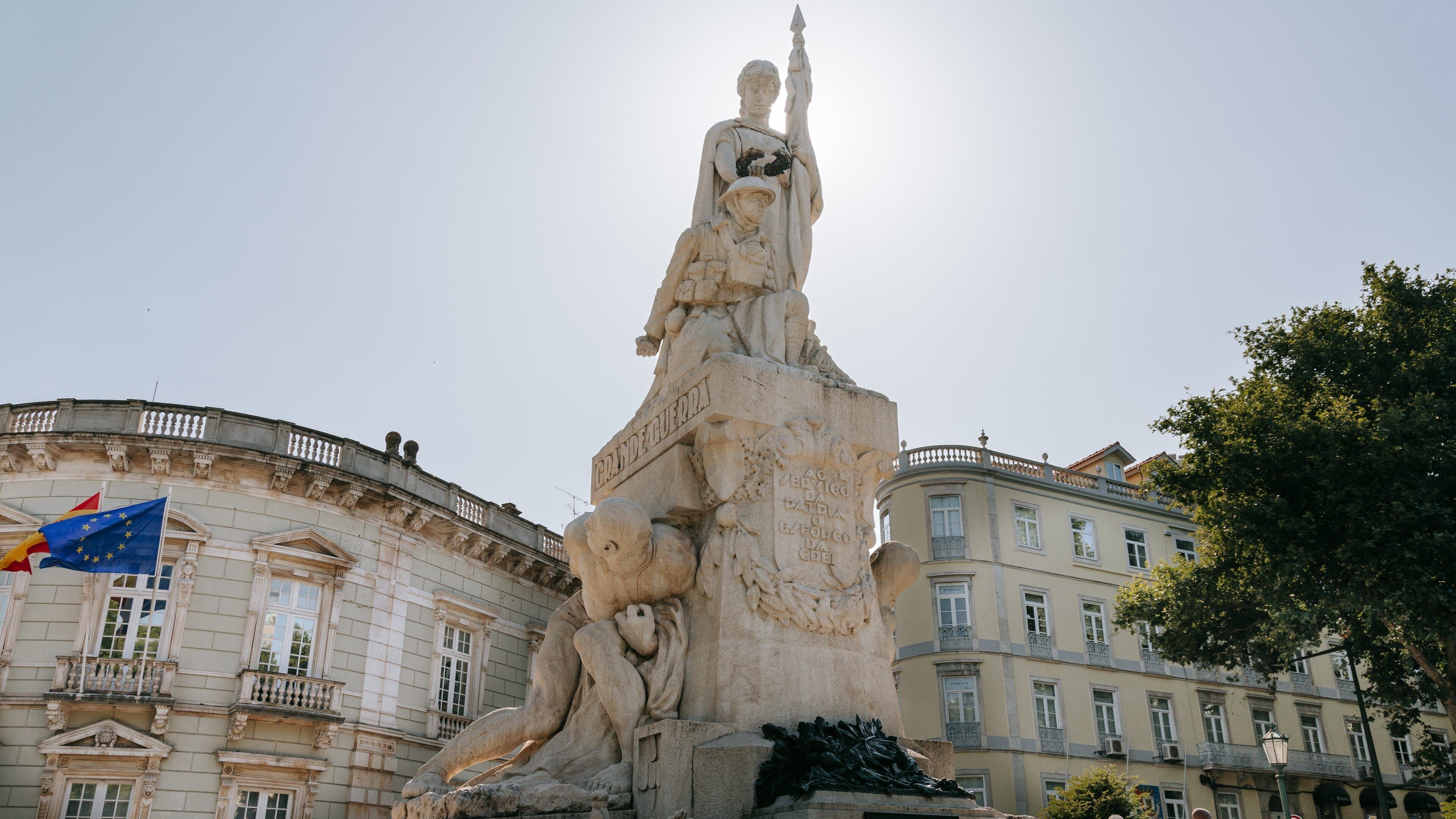 Santo Antonio featuring a statue or sculpture, a sunset and a monument