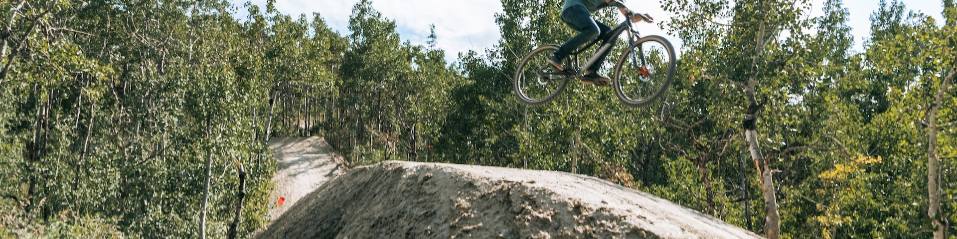 Canada Olympic Park showing mountain biking