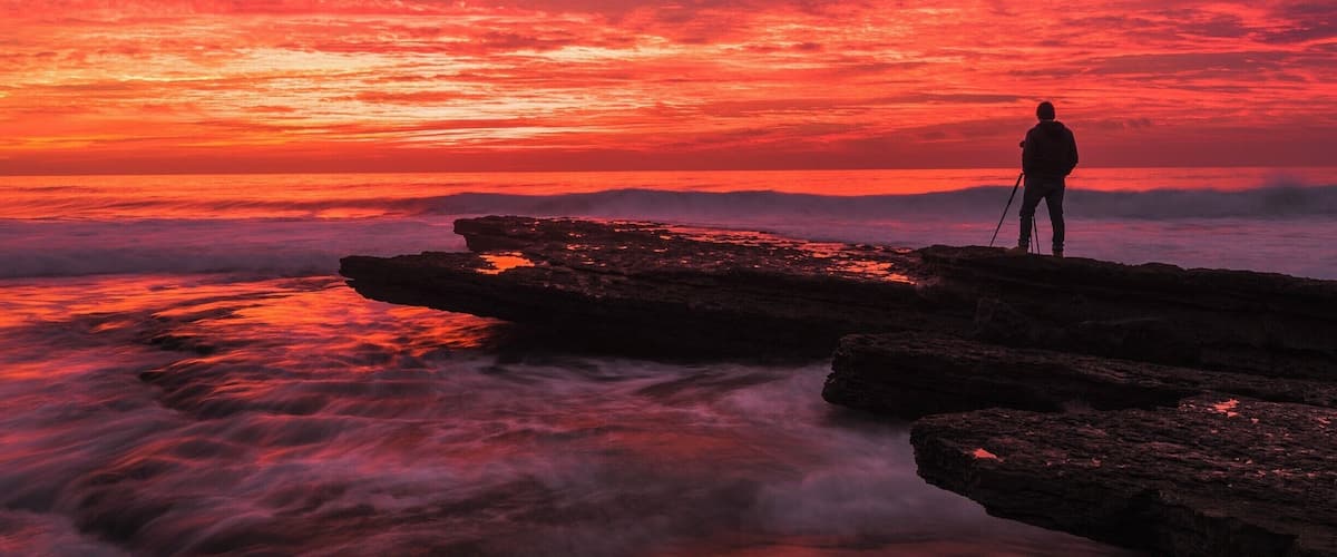 There are sunsets that you must photograph. Ericeira, Portugal have some incredible sunsets! #Red photos
