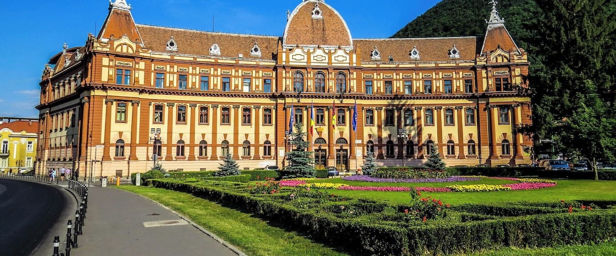 Brasov County Council Building, Brasov, Romania.