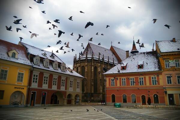 Colourfull city in the heart of Romania