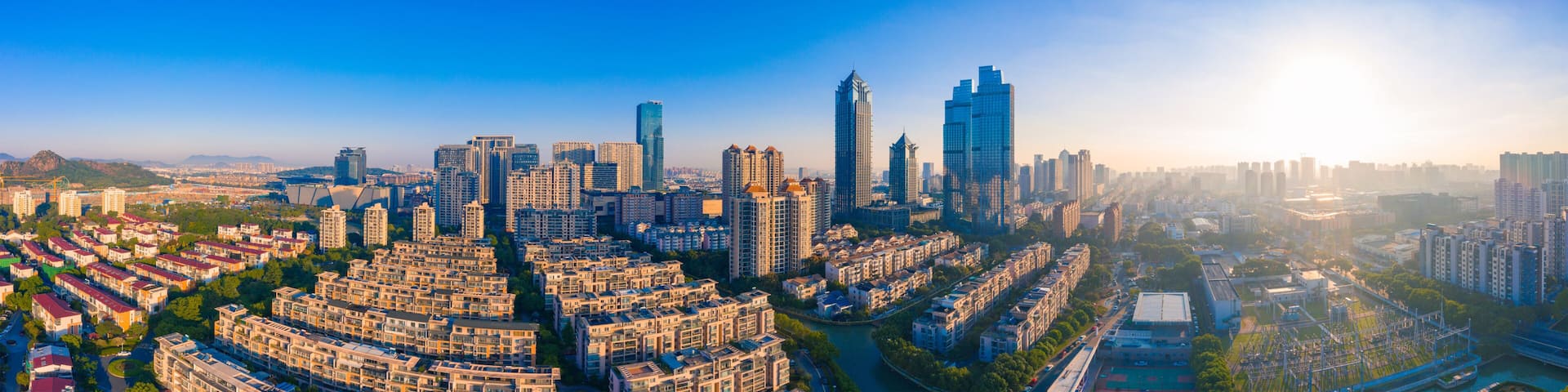 Urban scenery of Suzhou, Jiangsu Province, China