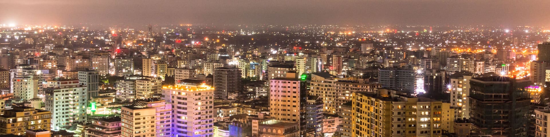 Dar es Salaam at night