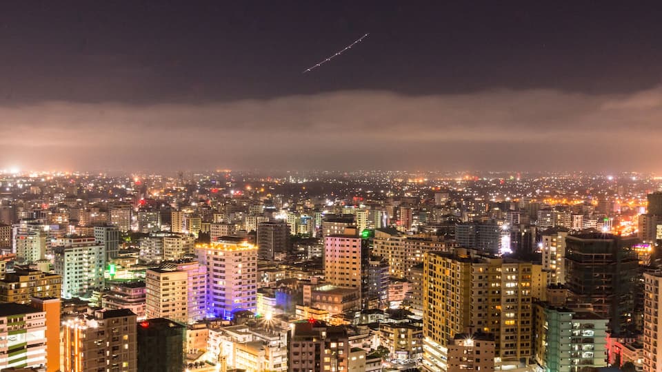 Dar es Salaam at night