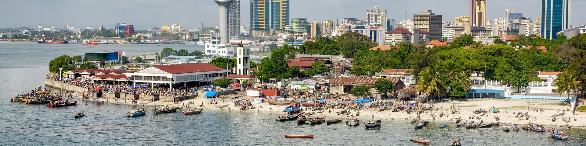 Panorama of Dar Es Salaam