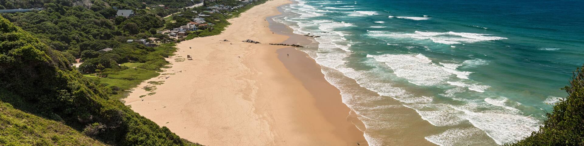Panorama of Wilderness Beach, South Africa
