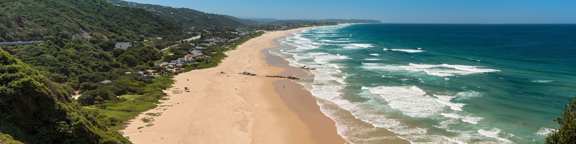 Panorama of Wilderness Beach, South Africa