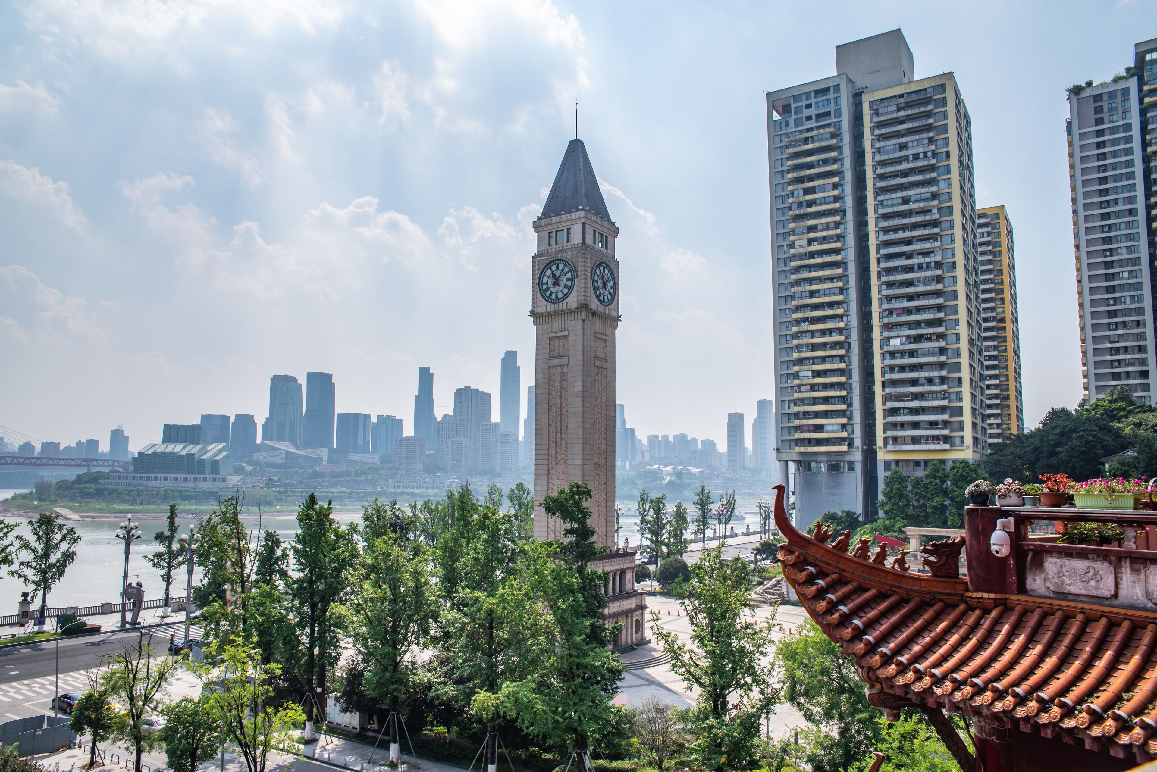 Bell Tower Square, Nanbin Road, Chongqing, China