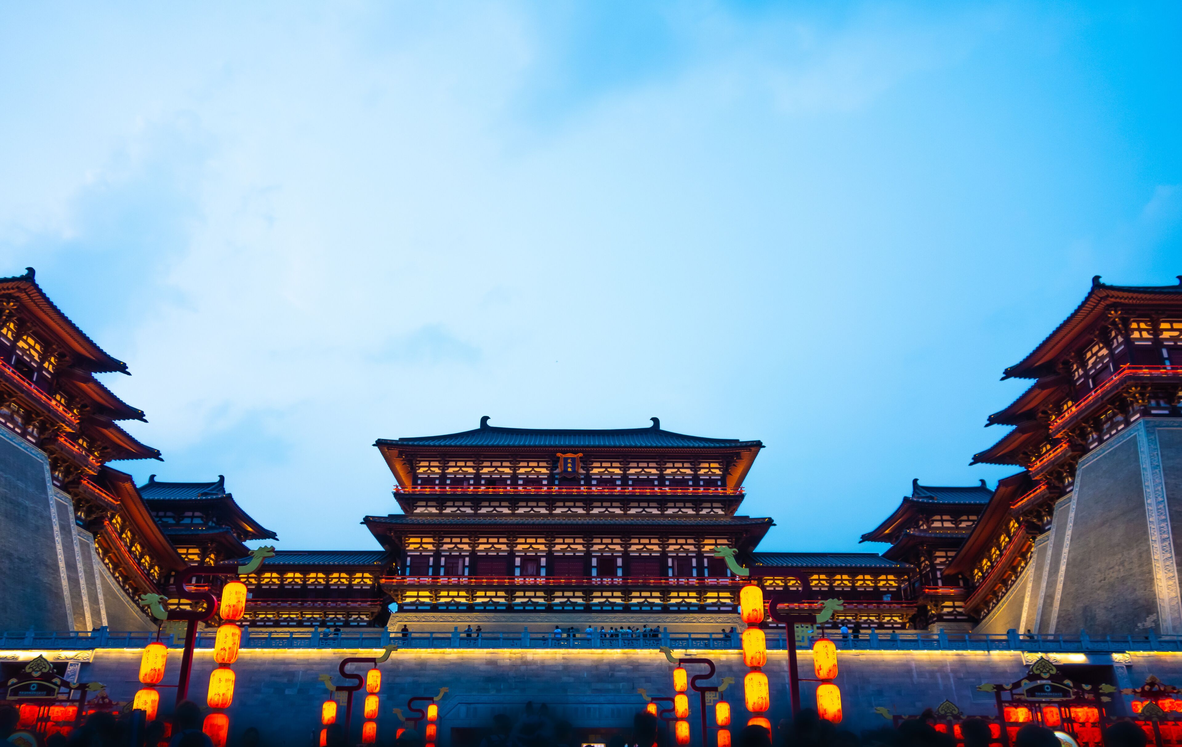 Yingtianmen Gate Luoyang Henan Province - Evening Scenic View