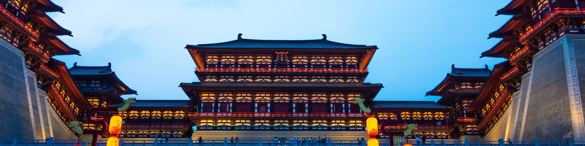 Yingtianmen Gate Luoyang Henan Province - Evening Scenic View