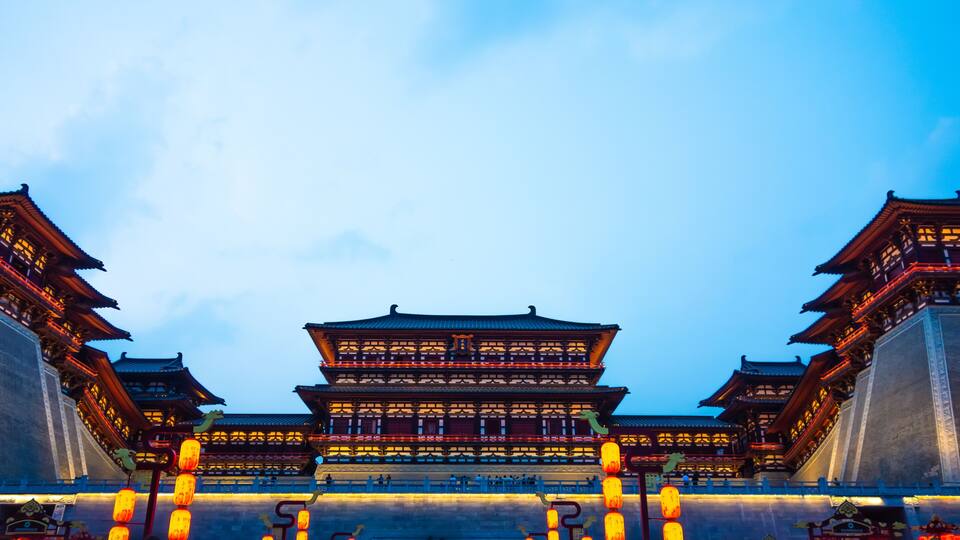Yingtianmen Gate Luoyang Henan Province - Evening Scenic View