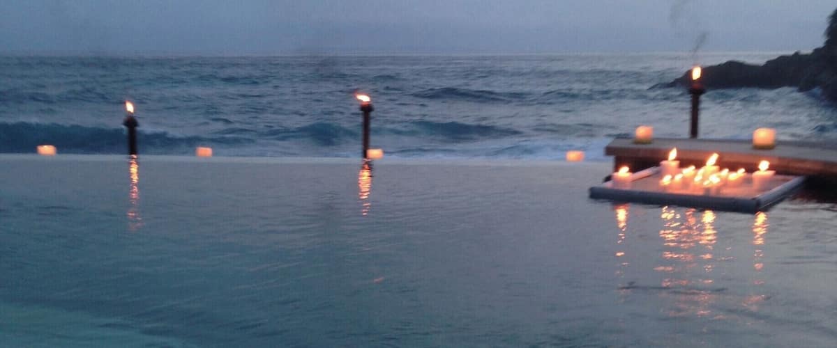 I went to a wedding at this perfect little bay on Lembongan. #beach