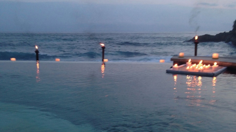 I went to a wedding at this perfect little bay on Lembongan. #beach