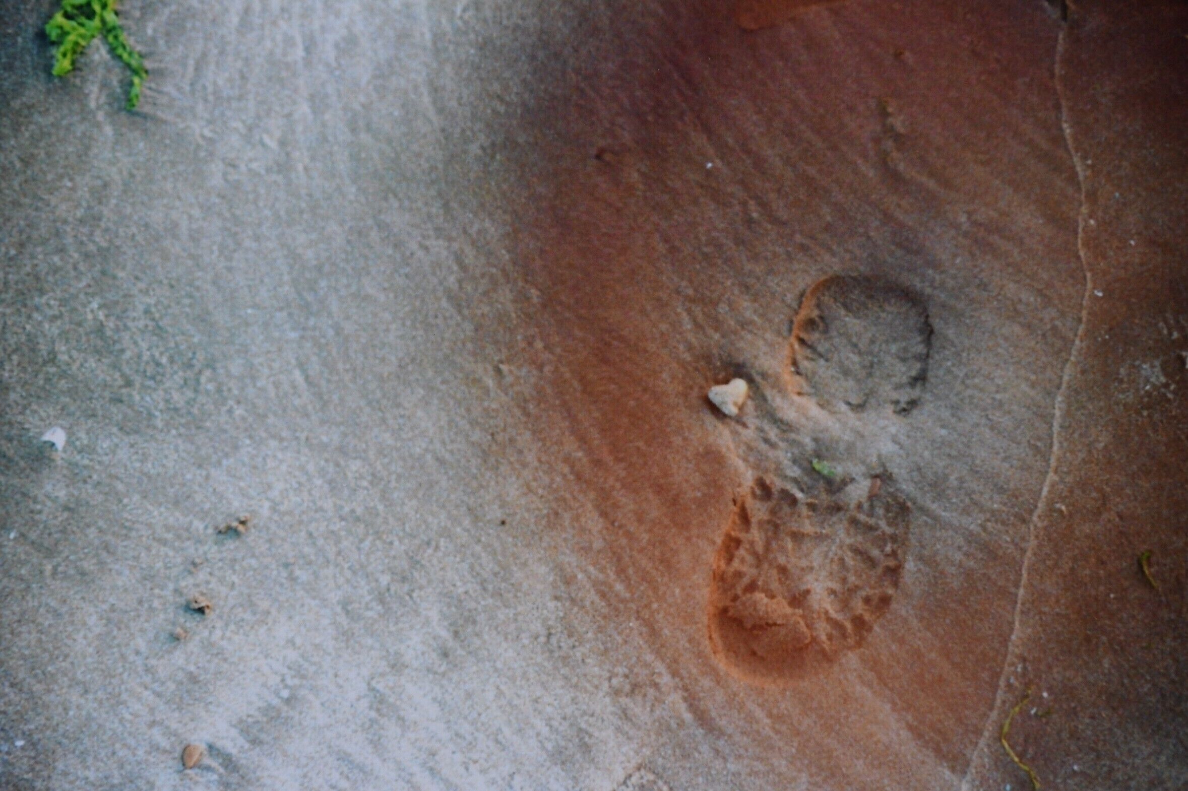 Hearts and footprints scattered all over the sand beaches of Skhirat #LifeatExpedia