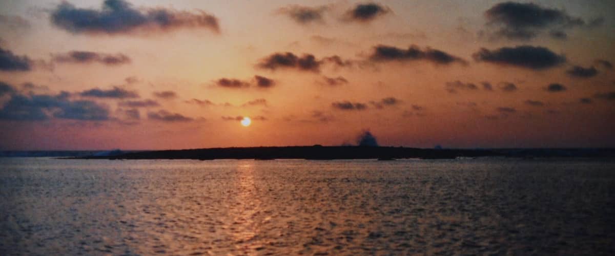 A small island in the distance - my dad told me they used to swim over there, his brothers and himself, when they were young. Or do they still..? //Analogue shot on Kodak200 #LifeatExpedia